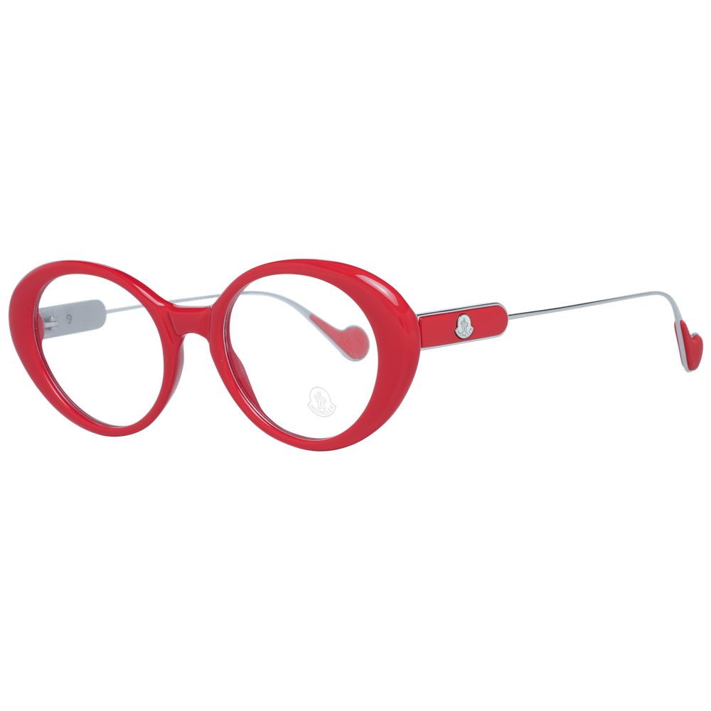Moncler Red Metal & Plastic Glasses (Frames)