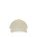 Ganni Beige Cotton Cap (Baseball Hat)