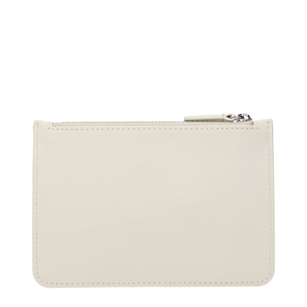 Courrèges Beige Leather Wallet