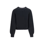 Khaite Black Cashmere Sweatshirt