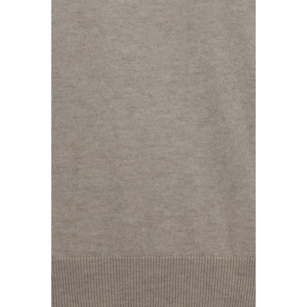 Brunello Cucinelli Beige Cashmere Sweater
