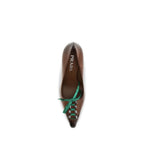Prada Brown Calf Leather Bos Taurus Lace-Up
