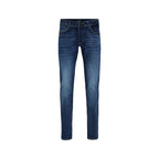 Jack Jones Blue Cotton Skinny Jeans