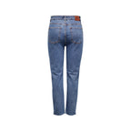 Only Blue Cotton Mom Jeans