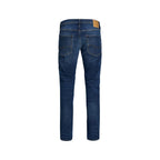Jack Jones Blue Cotton Skinny Jeans