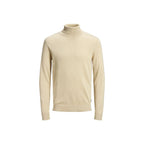 Jack Jones Beige Cotton Turtleneck
