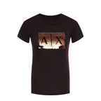 Armani Exchange Black Cotton T-Shirt