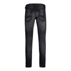 Jack Jones Black Cotton Skinny Jeans