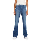 Only Blue Cotton Bootcut Jeans
