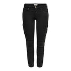 Only Black Cotton Cargo Pants