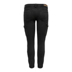 Only Black Cotton Cargo Pants