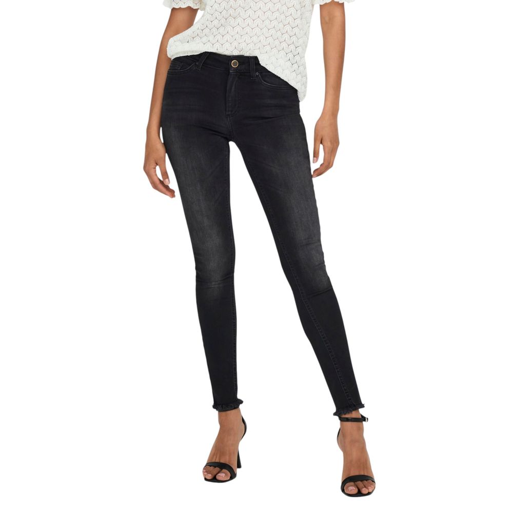 Only Black Cotton Skinny Jeans