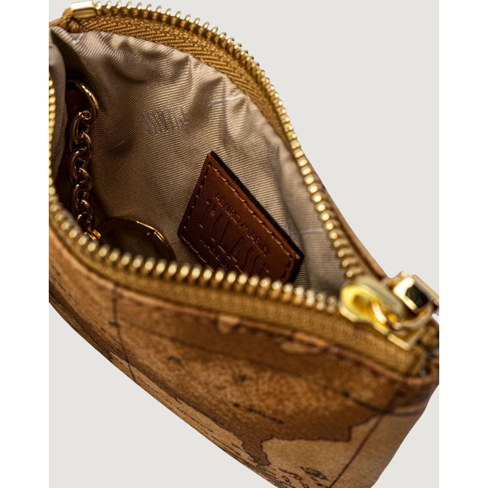 Alviero Martini Prima Classe Beige Leather Clutch Bag
