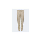Only Beige Viscose Casual Pants