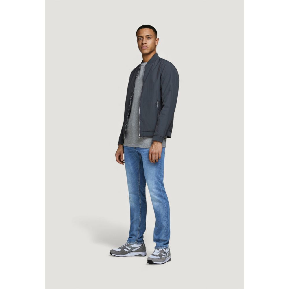 Jack Jones Blue Cotton Skinny Jeans