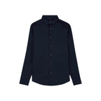 Armani Exchange Blue Cotton Dress Shirt