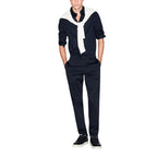Armani Exchange Blue Cotton Dress Shirt