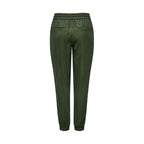 Only Green Viscose Casual Pants