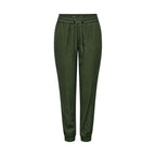 Only Green Viscose Casual Pants