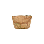 Alviero Martini Prima Classe Beige Cotton Clutch Bag