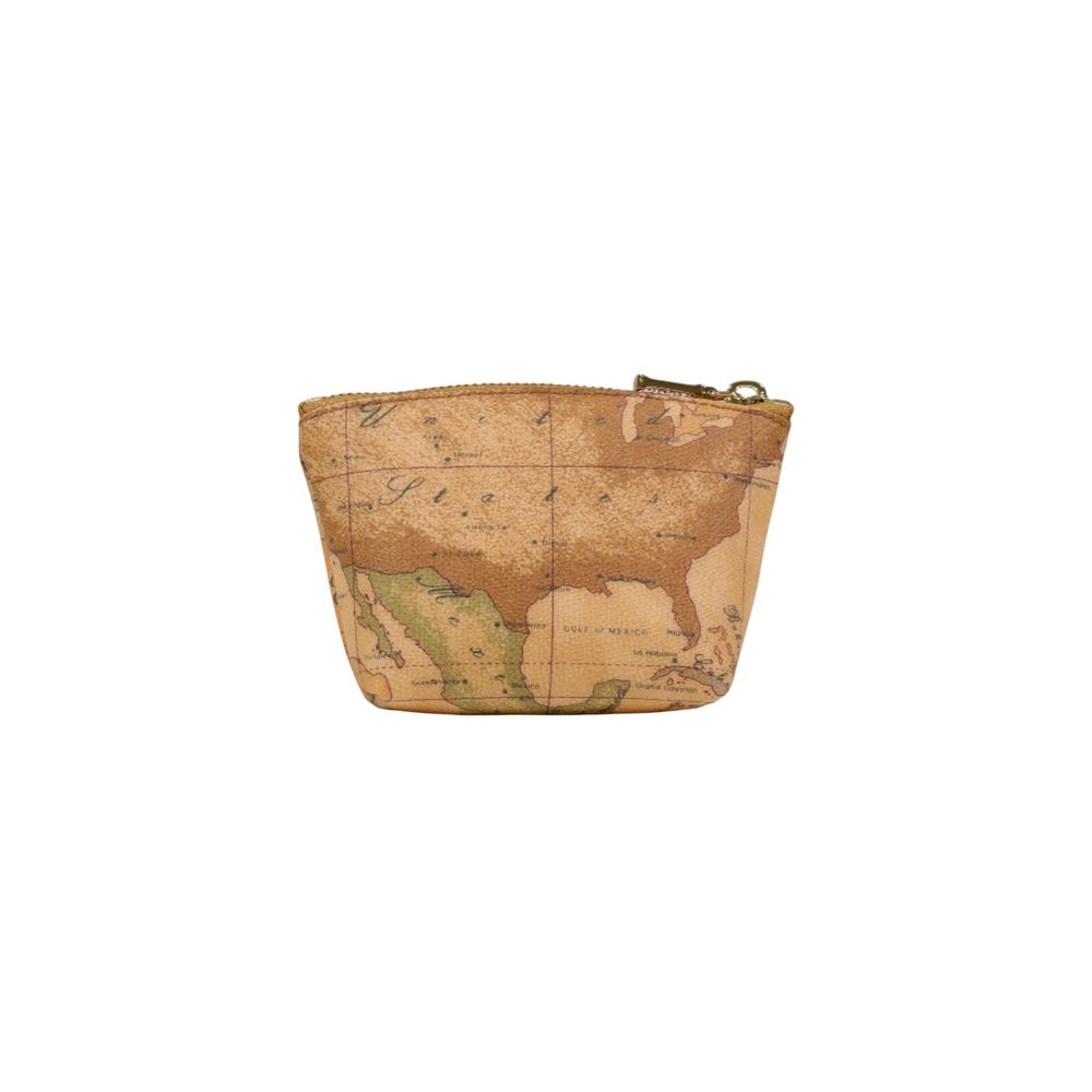 Alviero Martini Prima Classe Beige Cotton Clutch Bag