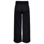 Jacqueline De Yong Black Polyester Casual Pants