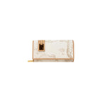 Alviero Martini Prima Classe White Cotton Wallet