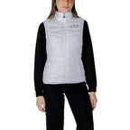 EA7 Emporio Armani White Polyester Sleeveless Jacket