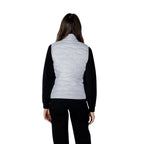 EA7 Emporio Armani White Polyester Sleeveless Jacket