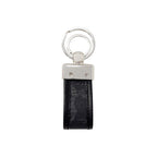 Alviero Martini Prima Classe Black Leather Keychain
