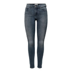 Only Blue Cotton Skinny Jeans