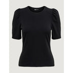 Only Black Cotton T-Shirt
