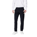 Armani Exchange Black Cotton Casual Pants