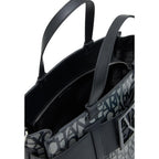 Armani Exchange Black Cotton Handbag