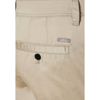 Armani Exchange Beige Cotton Bermuda Shorts