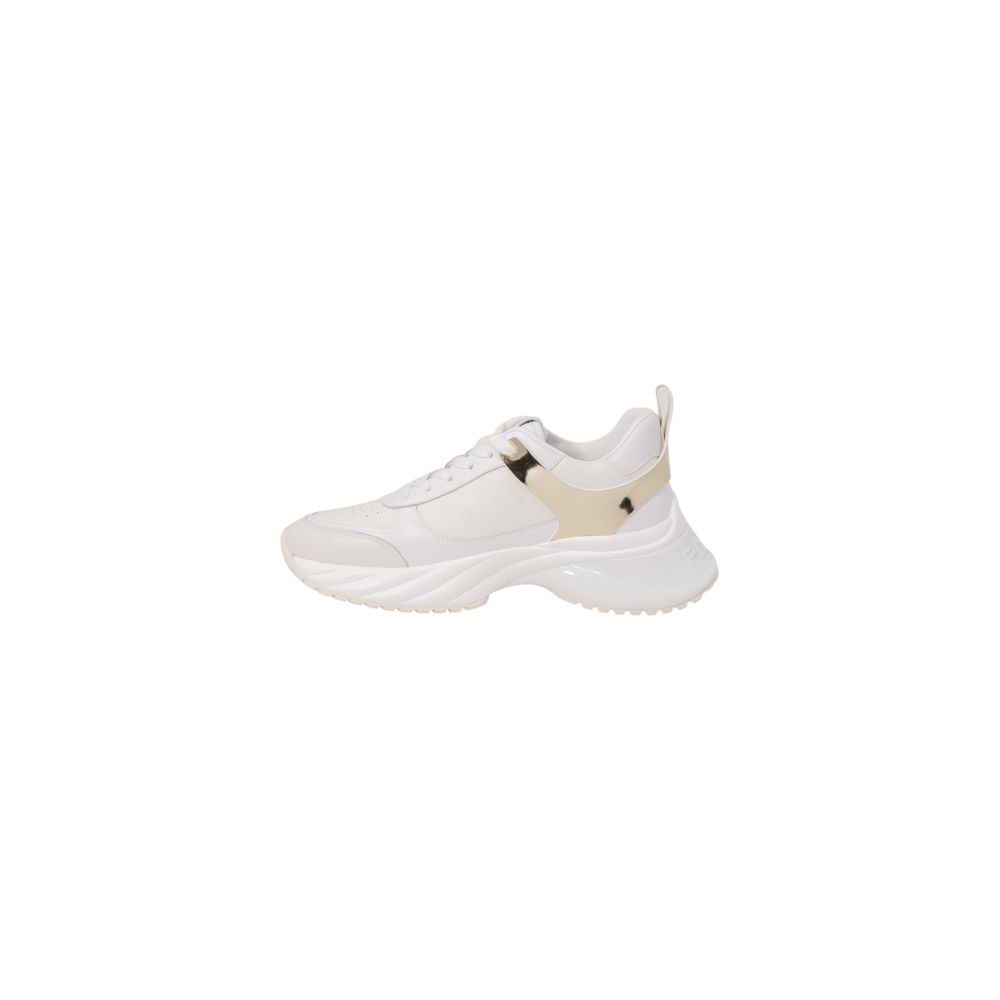 PINKO White Leather Sneakers