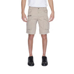 Replay Beige Cotton Bermuda Shorts