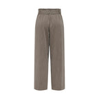 Only Beige Viscose Casual Pants