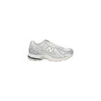 New Balance Silver Fabric Athletic Sneakers