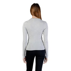 Jacqueline De Yong Silver Viscose Sweatshirt