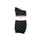 Tommy Hilfiger Black And White Cotton Socks