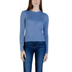 Jacqueline De Yong Blue Viscose Sweatshirt