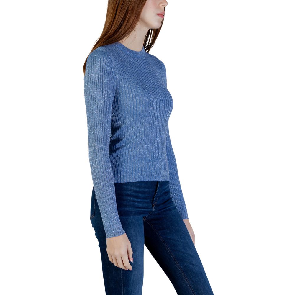 Jacqueline De Yong Blue Viscose Sweatshirt