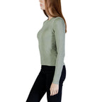 Jacqueline De Yong Green Viscose Sweatshirt