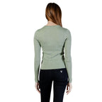Jacqueline De Yong Green Viscose Sweatshirt