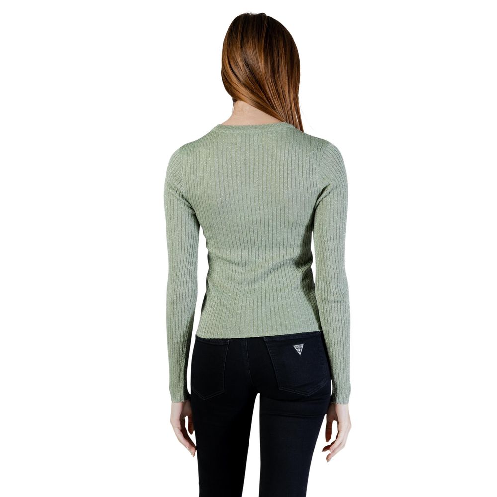 Jacqueline De Yong Green Viscose Sweatshirt