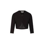 Morgan De Toi Black Polyester Biker Jacket