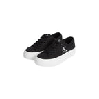 Calvin Klein Jeans Black And White Recycled Cotton Platform Sneakers