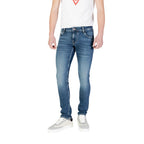 Guess Blue Cotton Skinny Jeans