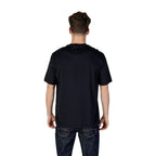 Armani Exchange Blue Cotton T-Shirt